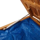  Vanjska kutija za jastuke 150x50x60,5 cm masivno drvo bagrema | shoptok.hr