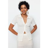 Trendyol Ecru, Fitted Knit Shirts | Shoptok.si