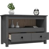 TV ormarić sivi 79 x 35 x 52 cm od masivne borovine | shoptok.hr