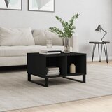 The Living Store Klubska mizica črna 60x50x36,5 cm inženirski les - Klubska Mizica, (21575228) | Shoptok.si