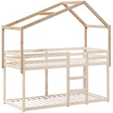 Krov za dječji krevet 203 x 80,5 x 142 cm od masivne borovine | shoptok.hr