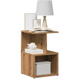 vidaXL Nočna omarica artisan hrast 35x35x55 cm inženirski les Cene