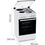 Gorenje Kombinovani šporet GK5A11WG