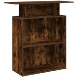  Recepcijski stol dimljeni hrast 100x40x104 cm konstruirano drvo | shoptok.hr