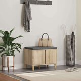  Haldna klop z blazino z vrati Sonoma hrast 60 x 38 x 46 cm, (5000155622) | Shoptok.si