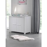 Vipack Bela nizka otroška komoda iz masivnega bora s previjalnim pultom 100x96 cm ERIK – | Shoptok.si