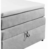 MID.YOU POSTELJA BOXSPRING 120 cm x 200 cm , srebrne barve | Shoptok.si