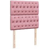 Box spring krevet s madracem ružičasti 90x190 cm baršunasti | shoptok.hr