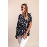 Fenzy Bluza S Cvjetnim Printom, Tamnoplava | shoptok.hr