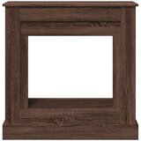 vidaXL Okvir za kamin rjavi hrast 90x30x90 cm inženirski les | Shoptok.si