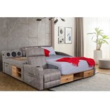 Hanah home bračni krevet whesley smart brown Cene