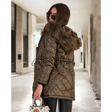Resti Women's quilted jacket in dark green | Eponuda.ba