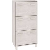Maison Chic Omarica za obutev - Kopa za čevlje HAMAR bela 59,5x35x117 cm trdna borovina, (21776152) Cene