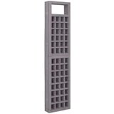 vidaXL Pregrada/rešetka sa 6 panela od jelovine siva 242,5 x 180 cm | shoptok.hr