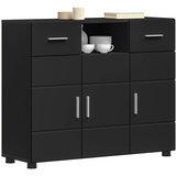  Drveni ormar Crna 88,5 x 30,5 x 73 cm Konstruirano drvo Slike