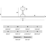 Faro 34274 - Stropni ventilator MARINE M, beli, IP44 + daljinski upravljač | Eponuda.com