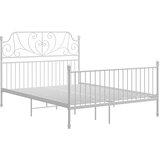  Okvir za krevet bijeli metalni 140 x 200 cm | shoptok.hr