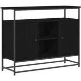  Kreveta Crni hrast 100 x 35 x 80 cm Konstruirano drvo | shoptok.hr