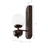  Brilagi - LED zidna lampa COTTAGE 1xG9/40W/230V buk/bela | Eponuda.com