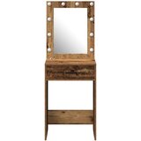  Toaletni stol s LED rasvjetom Stari drveni 50x41x135 cm | shoptok.hr