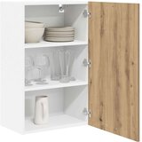 Viseći ormarić Umjetnički hrast i bijela 50 x 31 x 80 cm | shoptok.hr