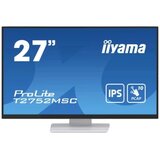 Iiyama 68.6cm/27“ (1920x1080) ProLite T2752MSC-W1 16:9 FHD IPS Touch 5ms 60Hz HDMI DP Speaker USB White | shoptok.hr