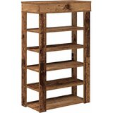  Stalak za cipele boja staro drvo 60x30x98 cm konstruirano drvo | shoptok.hr