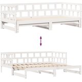  Dnevni krevet na razvlačenje s ladicama bez madraca 90 x 190 cm | shoptok.hr
