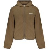 Guess Džemper s kapuljačom za žene smeđe boje s patentnim zatvaračem | shoptok.hr