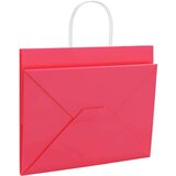  Papirnate vrećice 250 kom s ručkama ružičaste 32x22x24 cm | shoptok.hr