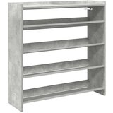 Maison Chic Regal za čevlje - Polica za čevlje betonsko siv 80x25x81 cm inženirski les, (21776526) Cene
