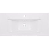  Ugradbeni umivaonik 81 x 39,5 x 18,5 cm keramički bijeli | shoptok.hr
