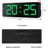 Venisymlis Digitalna Budilka, Velik Led Zaslon Velika Digitalna Budilka Za Spalnico Ob Postelji S Polnilnikom Usb Glasna Budilka Z Nastavljivo Svetlostjo, (22060163) | Shoptok.si