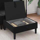  Stolić za sofu s pohranom Crna Baršun | shoptok.hr