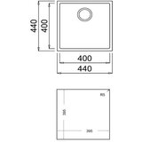  Jednostruki sudoper Teka Square 40.40 TG | shoptok.hr