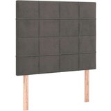 Box spring postelja z vzmetnico temno siva 90x200 cm žamet, (20846755) | Shoptok.si