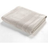 Douceur d intérieur Bež frotirna bombažna brisača 90x150 cm Tendresse – u