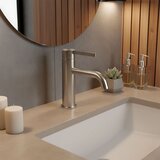 REA Bath Foster Mešalnik za umivalnik Nickel Brush Low | Shoptok.si