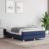  s oprugama i madracem plavi 120 x 200 cm od tkanine | shoptok.hr