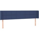 vidaXL Vzglavje z ušesi modro 163x16x78/88 cm blago, (20936206) Cene