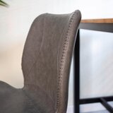MID.YOU Set Barskih Stolov Barron, Antracit, 2 Kos | Shoptok.si