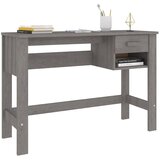  Radni stol HAMAR svjetlosivi 110 x 40 x 75 cm masivna borovina | Eponuda.com