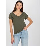 Och Bella Blouse-TW-BZ-BL-1006.56-dark khaki | Shoptok.si