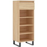 vidaXL Omarica za čevlje sonoma hrast 40x36x105 cm inženirski les, (21025319) Cene