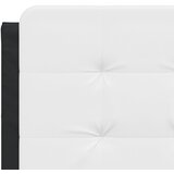  Jastuk za uzglavlje Zadar bijelo-crni 120 cm od umjetne kože | shoptok.hr