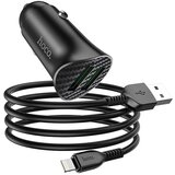 Hoco auto punjač Z39 2xUSB QC3.0 18W lightning crni Cene