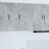 vidaXL Stenska kuhinjska omarica z vrati Betonsko siva 50 x 31 x 80 cm | Shoptok.si