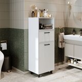 Hanah home 2488 višenamenski ormarić s policama 45 × 115 × 35 cm, bela Cene