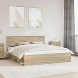  Konstrukcija postelje Sonoma 200 x 200 cm Konstruiran les, (5000121296) | Shoptok.si