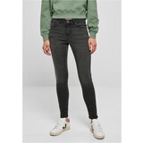 UC Ladies Women's mid-waisted skinny jeans black washed Cijene
